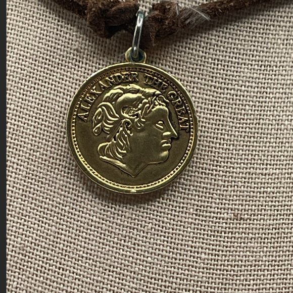 09.19.25_7- Alexander the Great Coin Choker Coin Necklace - Picture 6 of 6